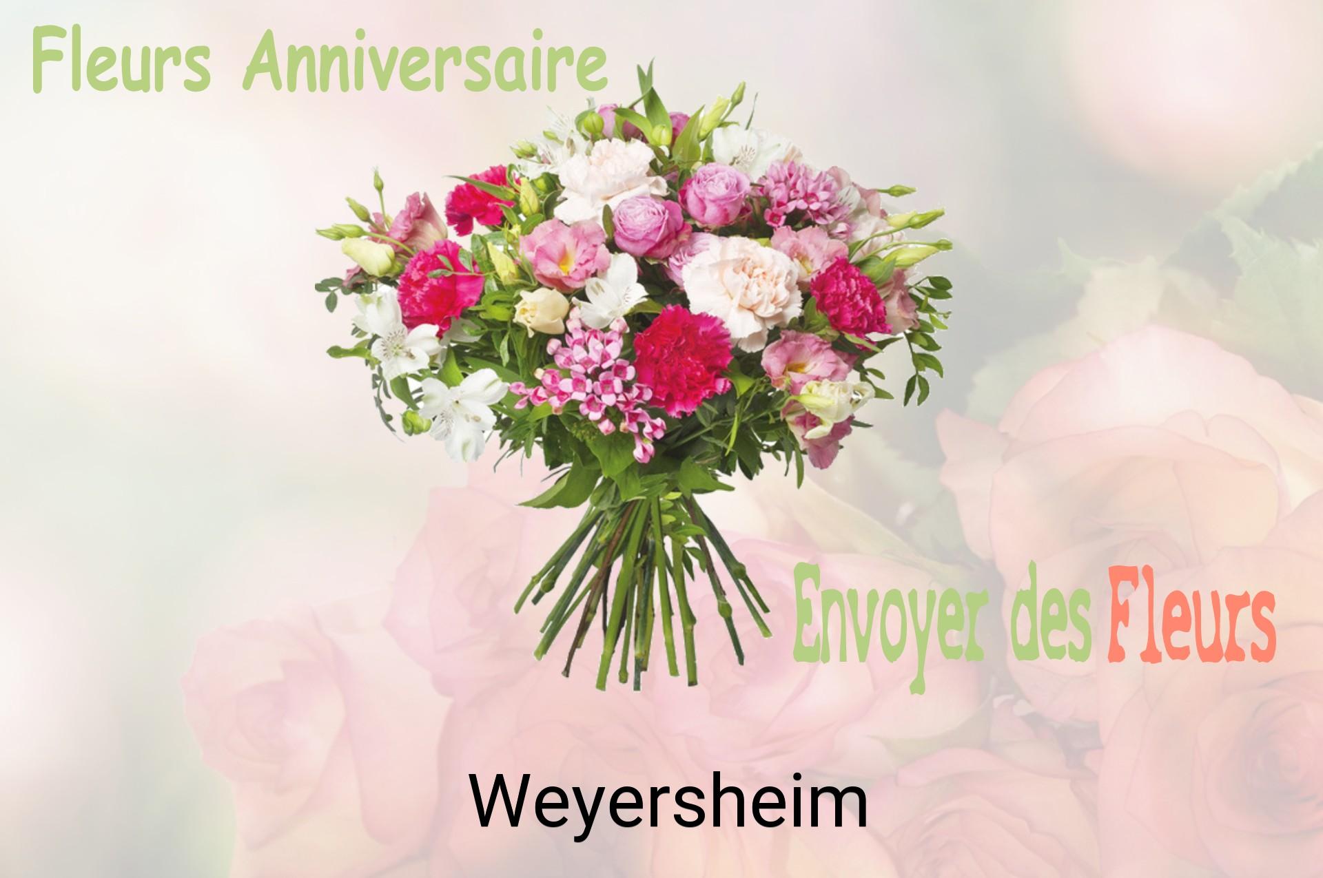 Bouquet de fleurs d’anniversaire livré à Weyersheim