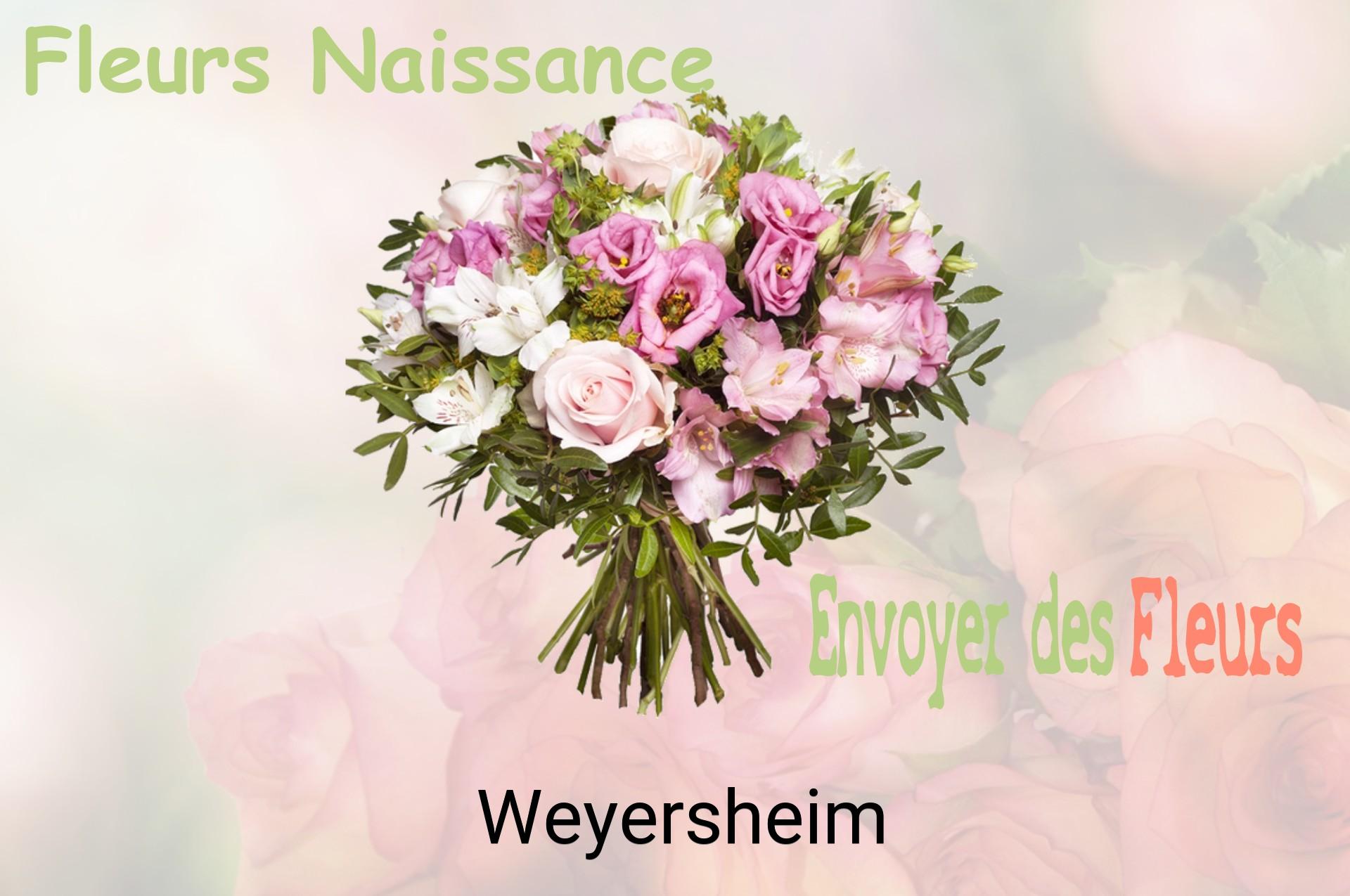Bouquet de fleurs de naissance livré à Weyersheim